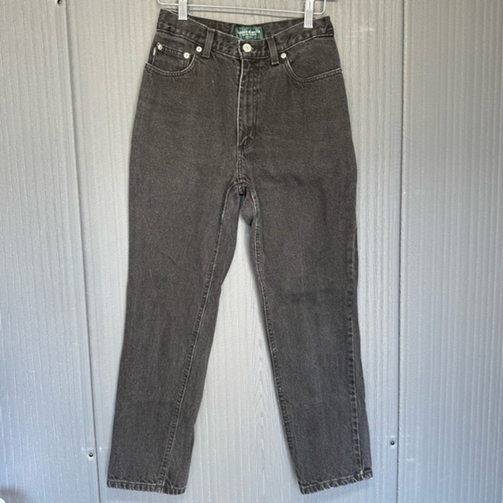 Ralph Lauren - Lauren Jeans Co. Black Denim Jeans Size 6 Petite